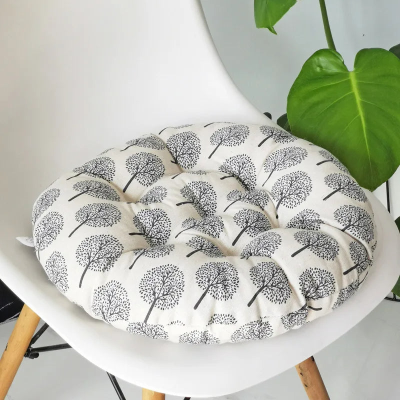 Anypillow White Tree Print Pillow Soft Decorative Cushion