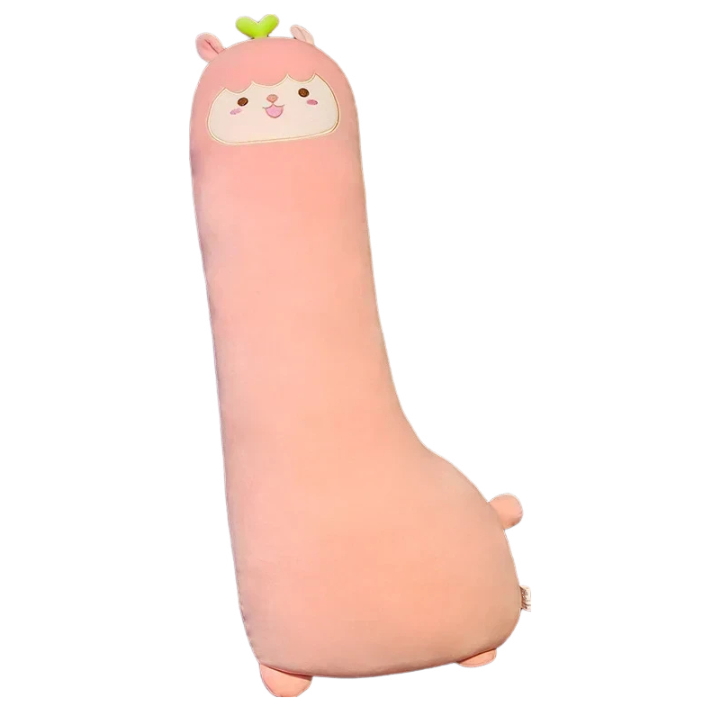 Anypillow Pink Llama Throw Long Body Pillow Plush 100cm