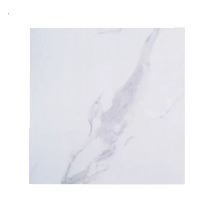 ANYHOUZ 10pcs White Vinyl Wall Tile Light Black Marble 3D Waterproof