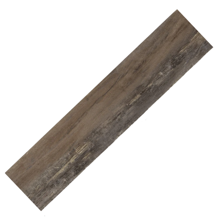 ANYHOUZ 20pcs Vinyl Floor Tile Brown Driftwood Pattern 3D Waterproof