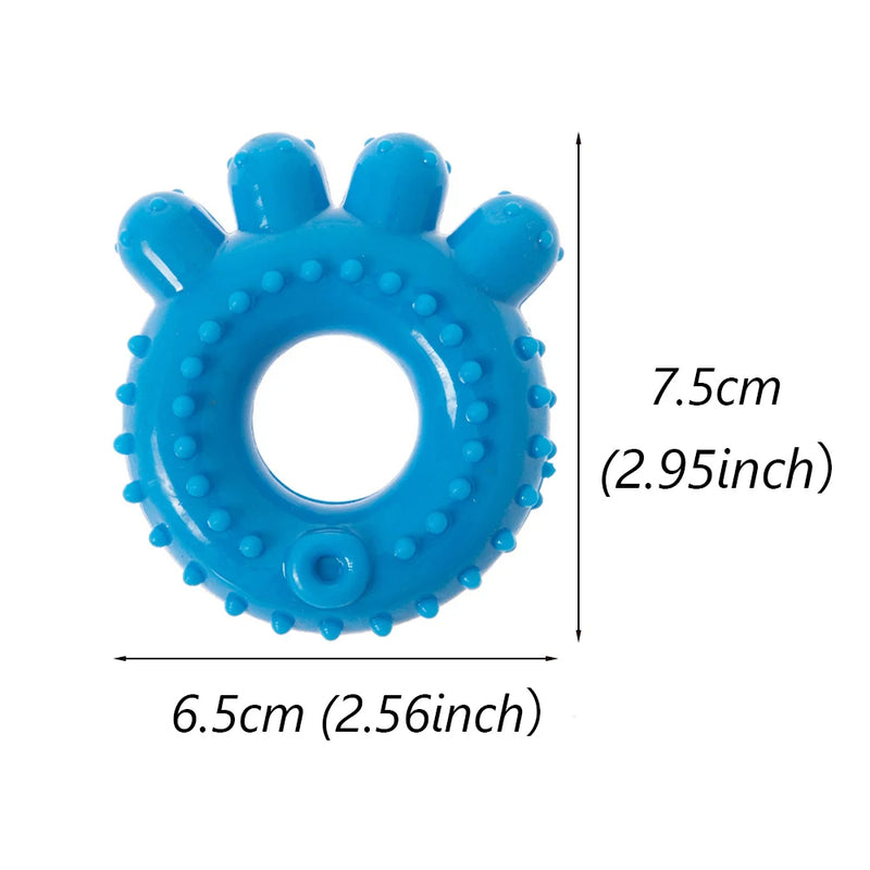 ANYWAGS Pet Toys Safety Rubber Teething Fingers Ball Accessories Chew For Dogs