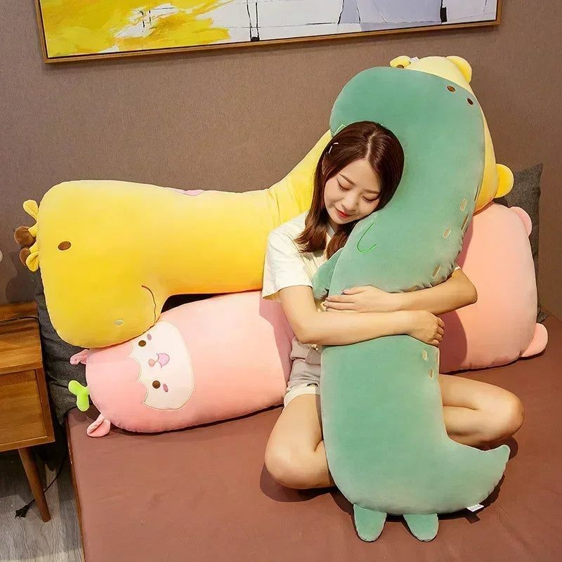 Anypillow Green Dinosaur Throw Long Body Pillow Plush 100cm