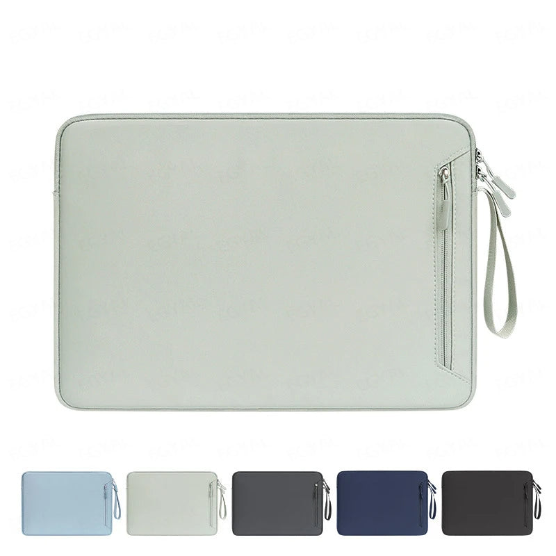 ANYPACK Laptop Handbag Grey Stylish Professional Pouch Durable Lightweight For Students