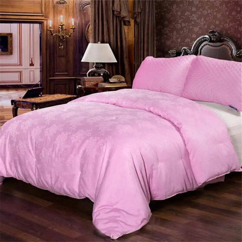 ANYHOUZ Duvet Cover Purple Ultra Soft Cotton Quilt Bed Comforter 4000G