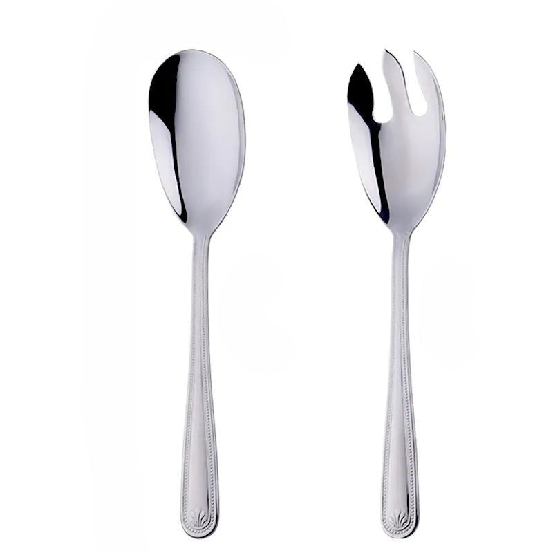 Anygleam Silver Giant Spoon and Fork Set – 2pcs Steel