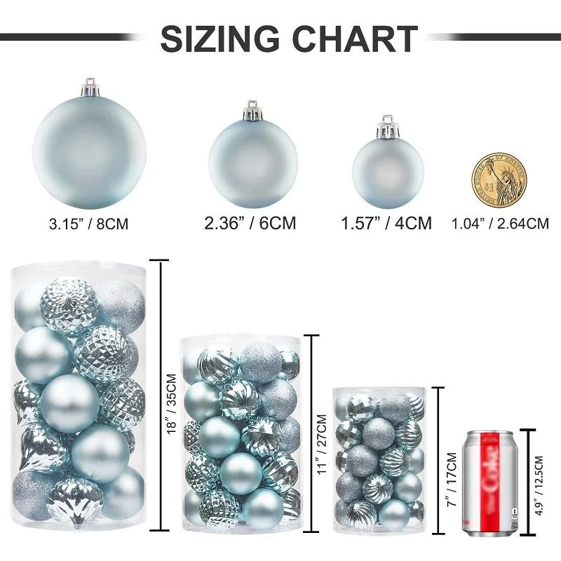 ANYDECO Christmas Ball Décor Ornament Hanging Pendant