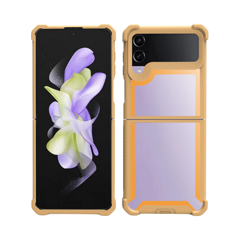 ANYMOB Samsung Case Gold Military Grade Armor Shockproof Cover