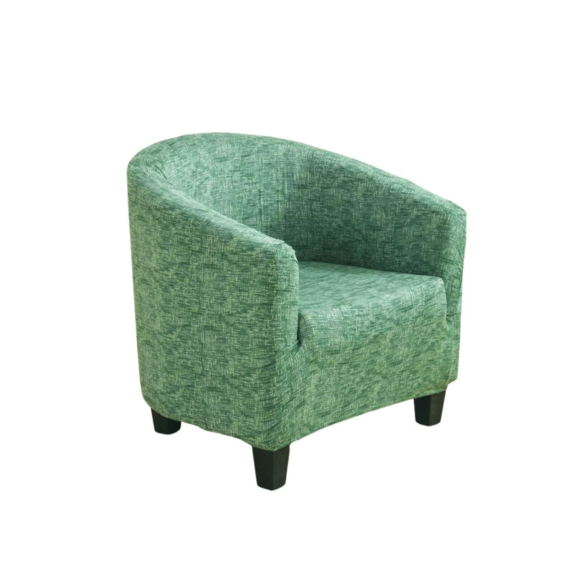 Anyseat Green Chair Cover – Plain Dustproof Tub Slipcover for Home Décor