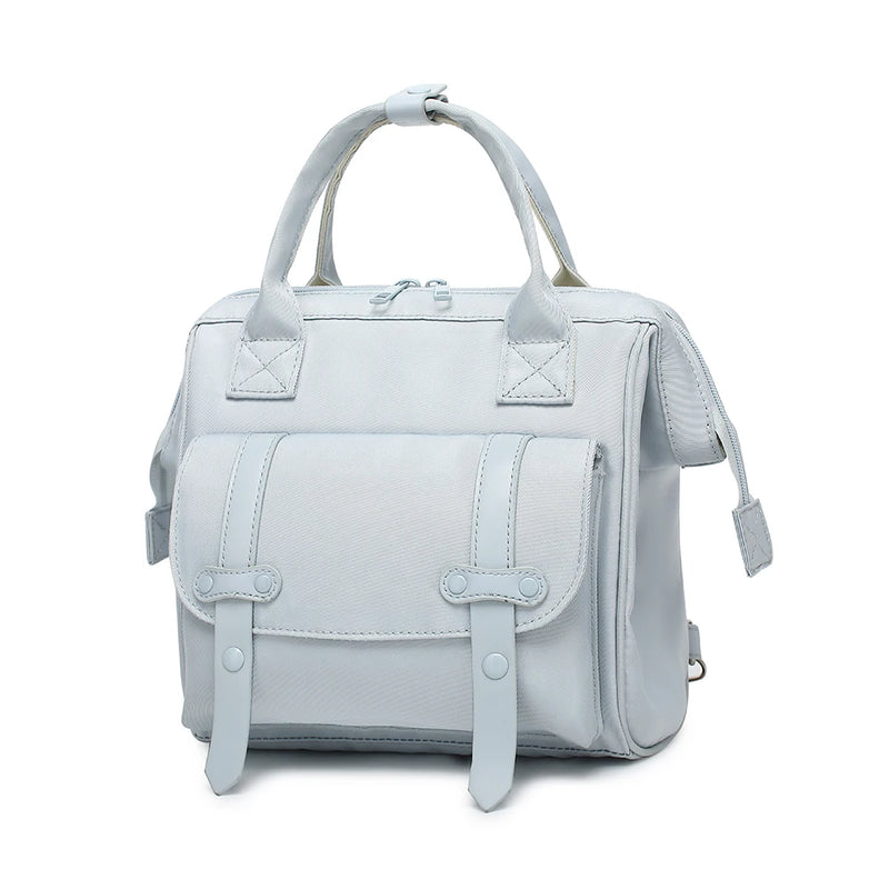 Anymom Mommy Diaper Bag Blue Color Backpack Waterproof Handbag Fashion Mommy Shoulder Bag