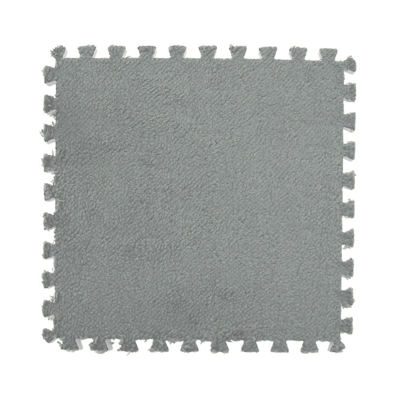ANYHOUZ Splicing Mat Grey 30x30cm 24Pcs Modern Foam Floor Mat Living Room Square Splicable Household Non-Slip Rugs