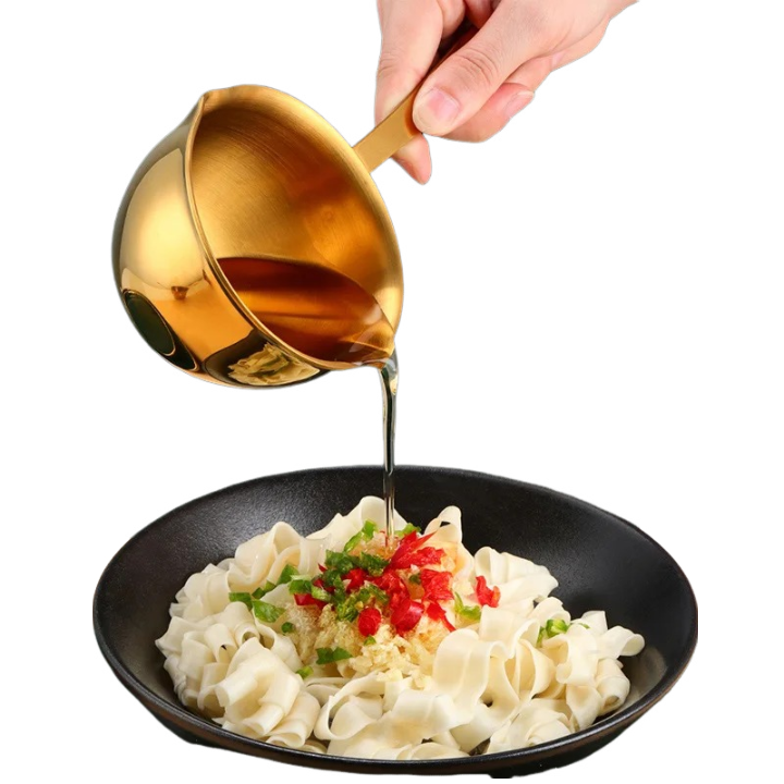 Anygleam Cookware Pouring Pots 2pcs Rose Gold Mini Sauce Heating Stainless Steel Kitchen Chocolate Pot Butter Milk Drip Pot Small With Handle