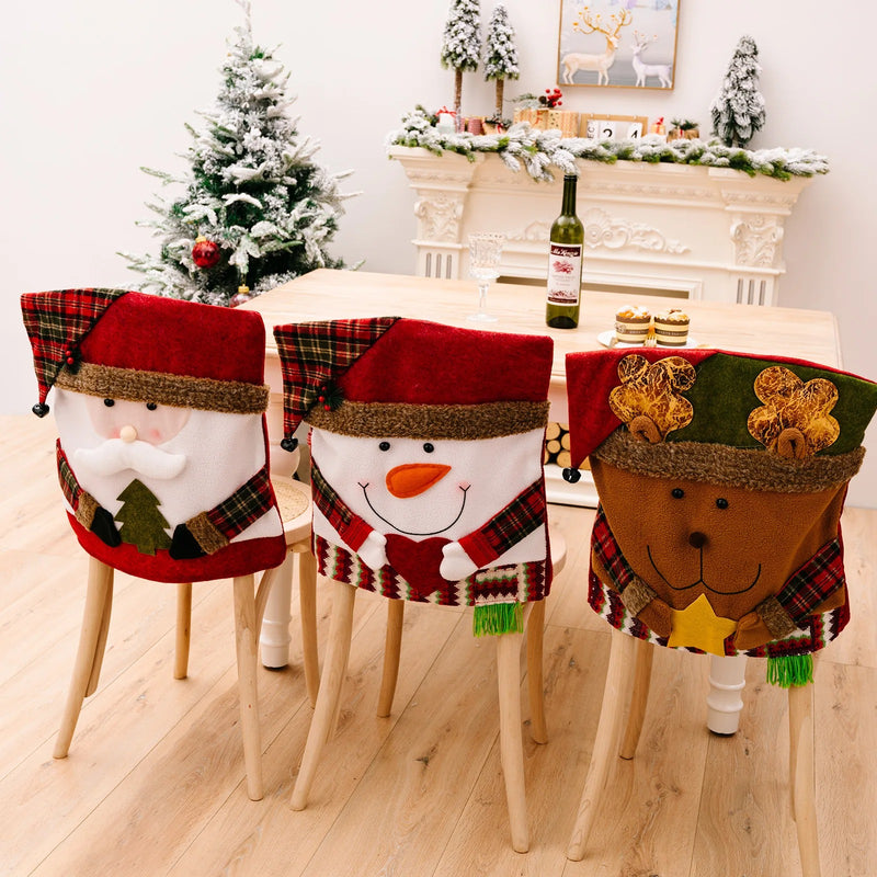 ANYDECO Christmas Chair Cushion Cover Home Style Décor Stool