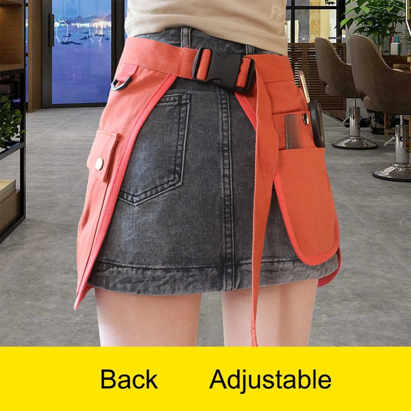 Anypron Black Canvas Gardening Apron with Multi Tool Pockets