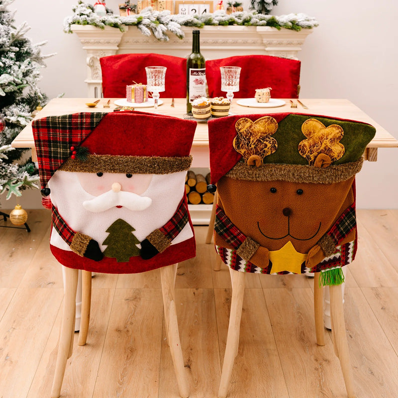 ANYDECO Christmas Chair Cushion Cover Home Style Décor Stool