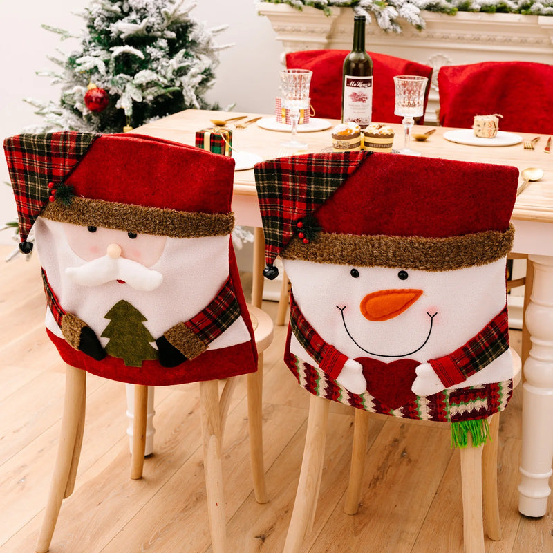 ANYDECO Christmas Chair Cushion Cover Home Style Décor Stool