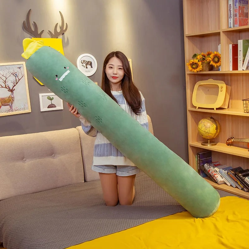Anypillow Body Pillow Green Long Soft Cute Cylindrical Side Pillow