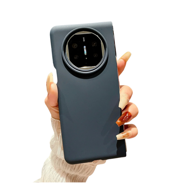 ANYMOB Huawei Case Navy Blue Liquid Silicone Shockproof Protective Cover