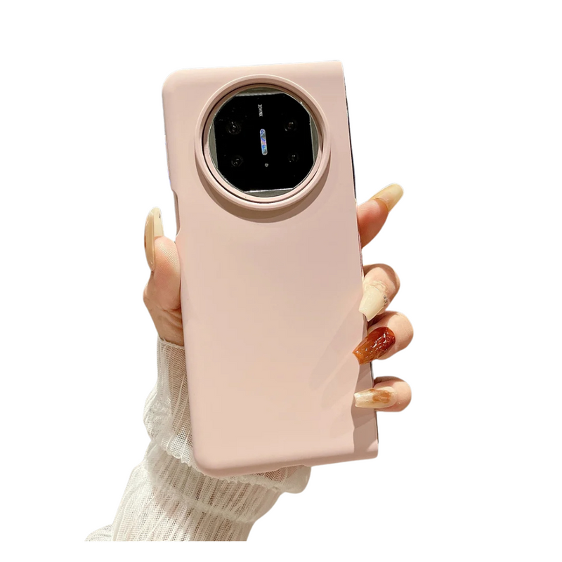 ANYMOB Huawei Case Chalk Pink Liquid Silicone Shockproof Protective Cover