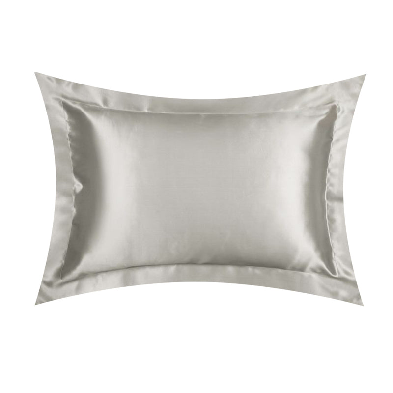 ANYHOUZ Pillowcase Starry Silver Luxury Soft Natural Mulberry Silky Two Sided Satin Cover