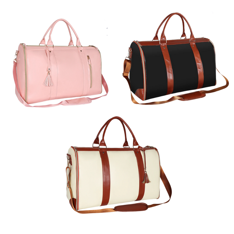 Anysort Foldable Travel Garment Bag Breathable Suit And Dress Storage With Handle For Easy Carry Protection