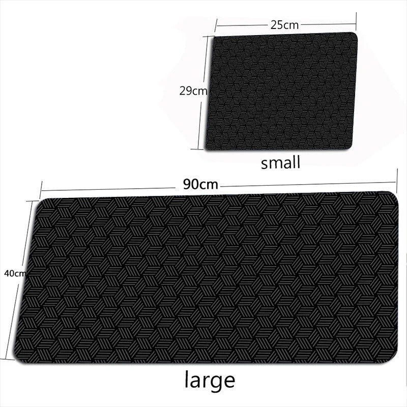 ANYMOB Mouse Pad Black 400X900X4MM Minimalist Desk Gaming Laptop Desk Pad
