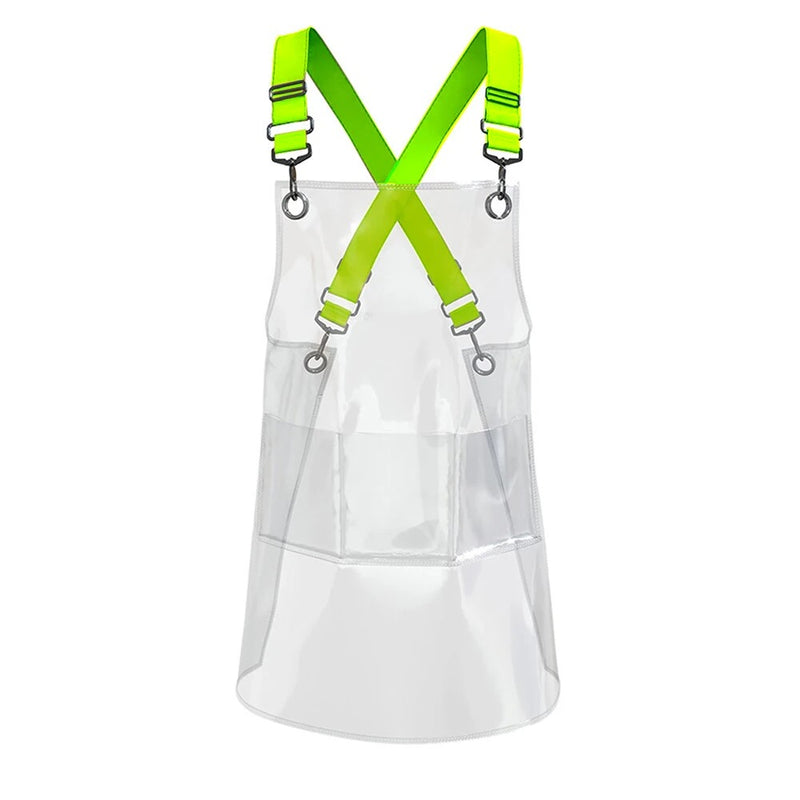 Anypron Green Waterproof TPU Kitchen Apron for Men & Women Work
