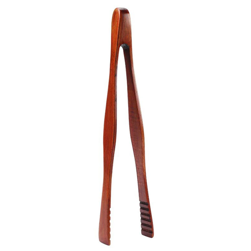 Anygleam Brown Wooden Creative Tong Food Kitchen Tableware