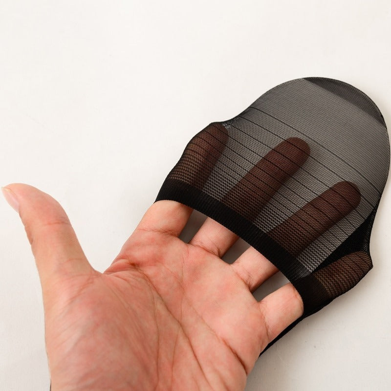 Anyfootwear 5 Pairs Size 5-11 Fashion No Show Thin Invisible Solid White Sock High-quality Breathable Ankle length For Men Woman Foot Accessories