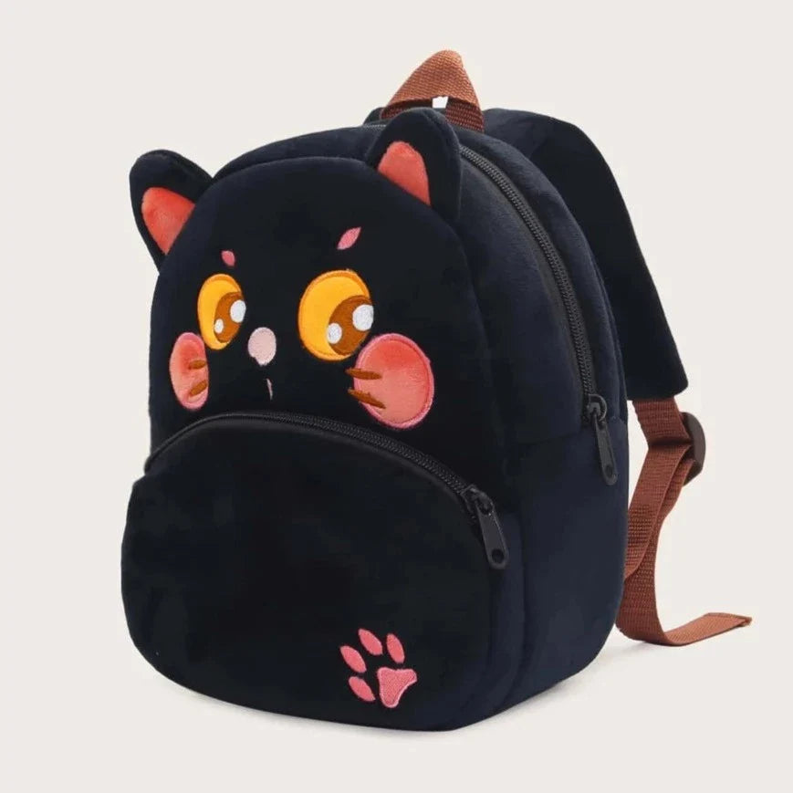 Anypack 3D Black Cat Kids School Backpack Cute Cartoon Animal Style Ch —  GoodGoodHome