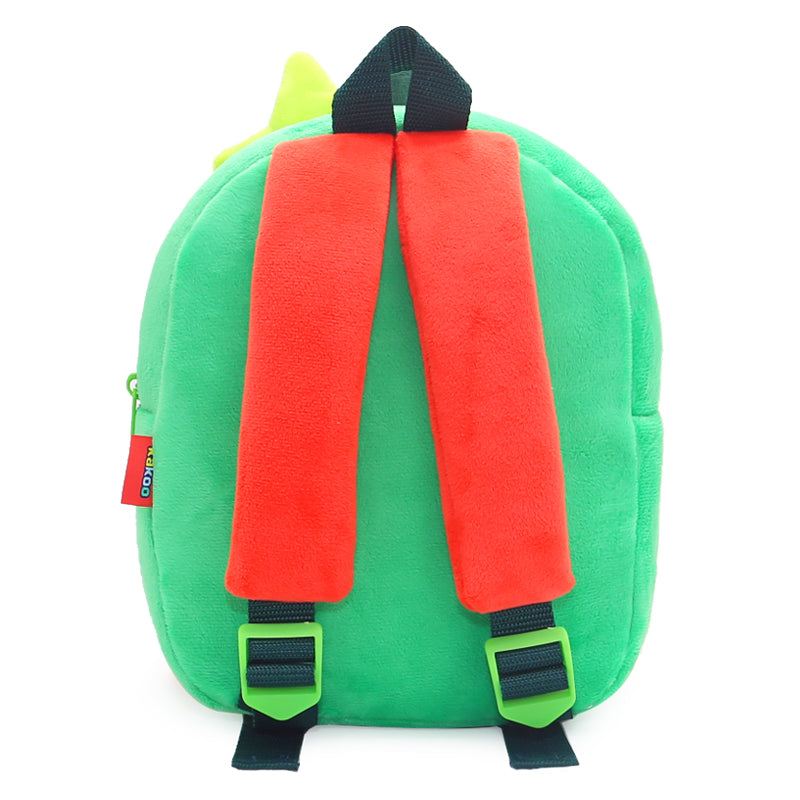 ANYKIDZ 3D Green Watermelon Kids School Backpack Cute Cartoon Animal Style Children Toddler Plush Bag Perfect Accessories For Boys and Girls