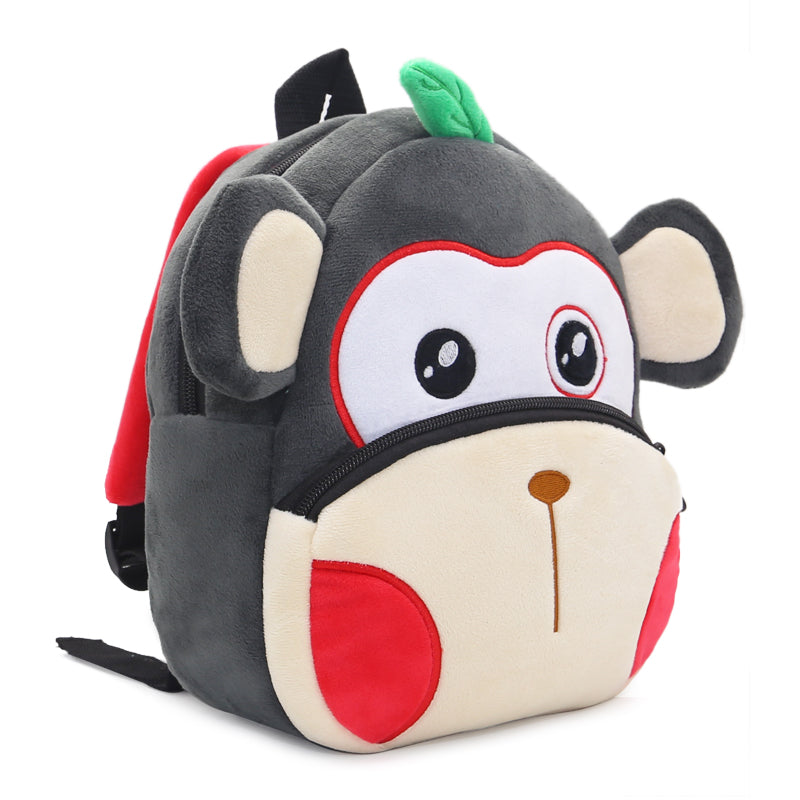 Anypack 3D Grey Monkey School Backpack Cute Animal With Cartoon Design — GoodGoodHome