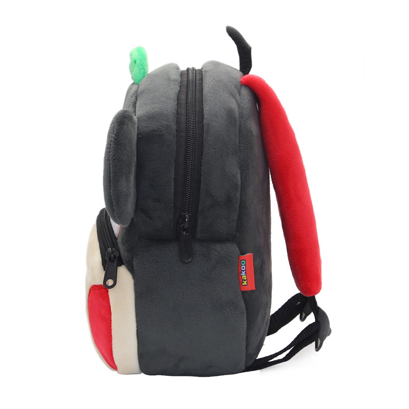 ANYKIDZ 3D Grey Monkey School Backpack Cute Animal With Cartoon Designs Children Toddler Plush Bag For Baby Girls and Boys