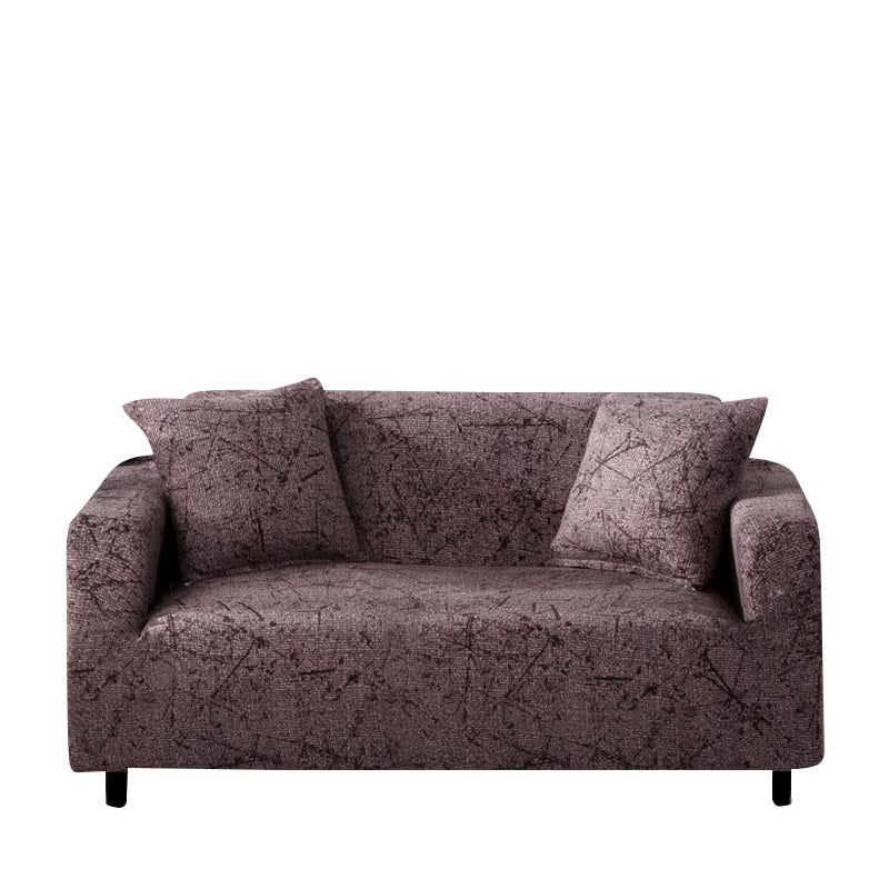 Anyseat 3 Seater Sofa Cover Chocolate Brown Style and Protection For Living Room Sofa Chair Elastic Stretchable Slipcover