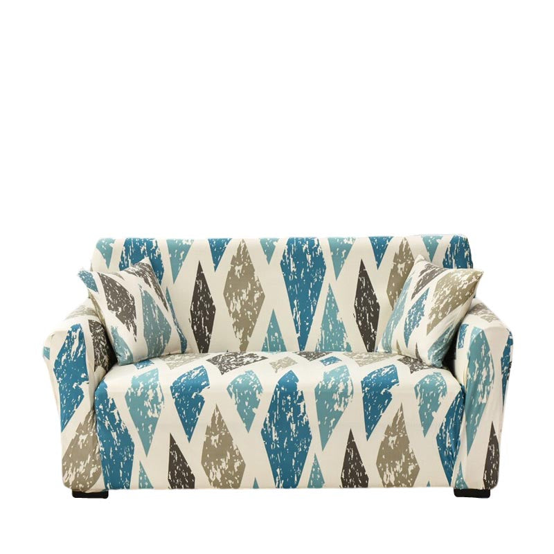 Anyseat 3 Seater Sofa Cover Khaki Blue Style and Protection For Living Room Sofa Chair Elastic Stretchable Slipcover