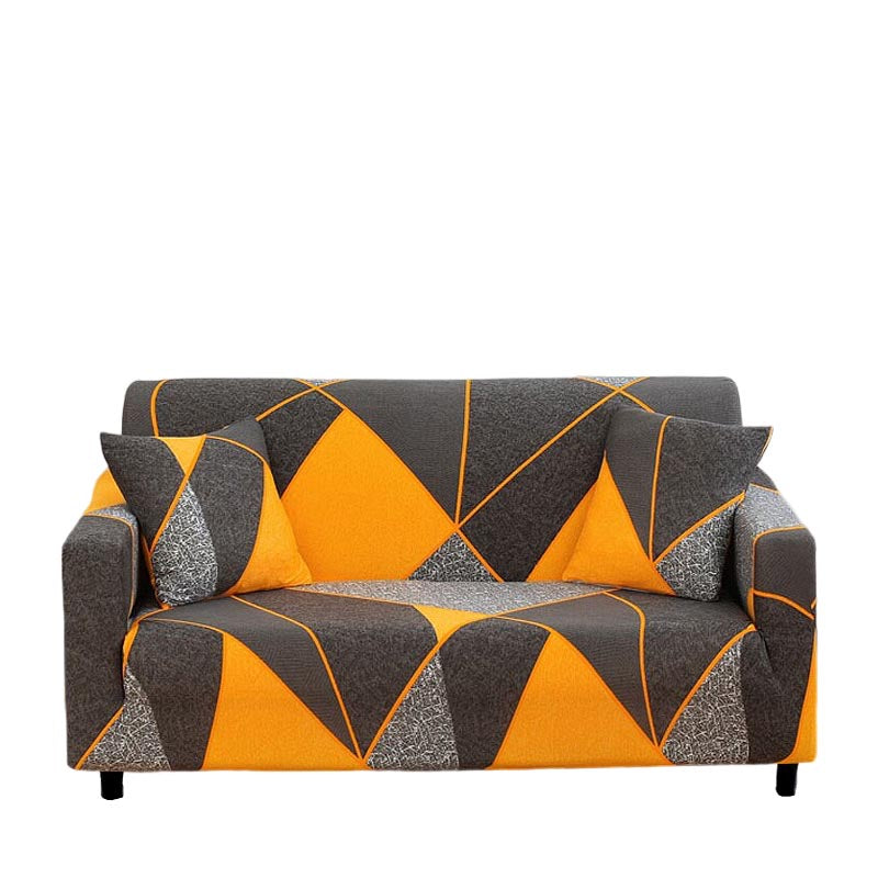 Anyseat 3 Seater Sofa Cover Marigold Style and Protection For Living Room Sofa Chair Elastic Stretchable Slipcover