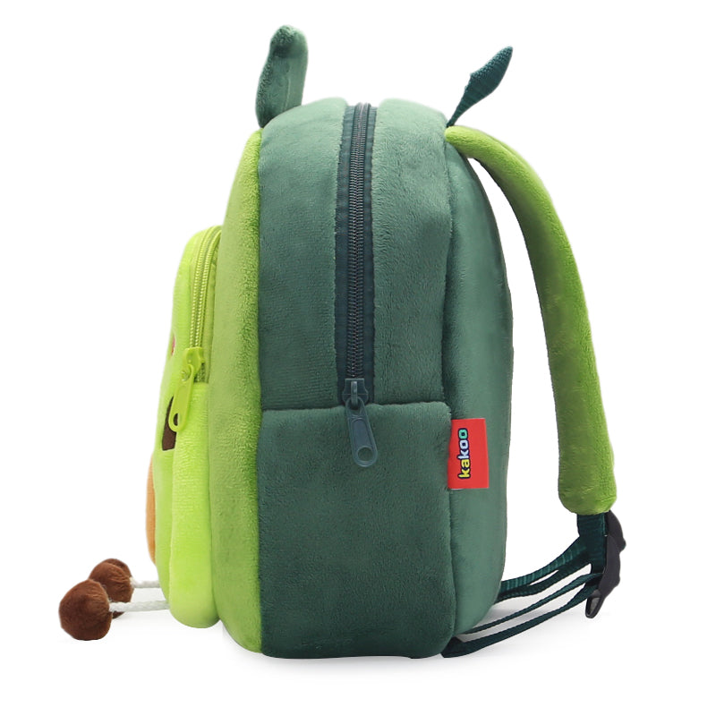 ANYKIDZ 3D Yellow Avocado  Kids School Backpack Cute Cartoon Animal Style Children Toddler Plush Bag Perfect Accessories For Boys and Girls