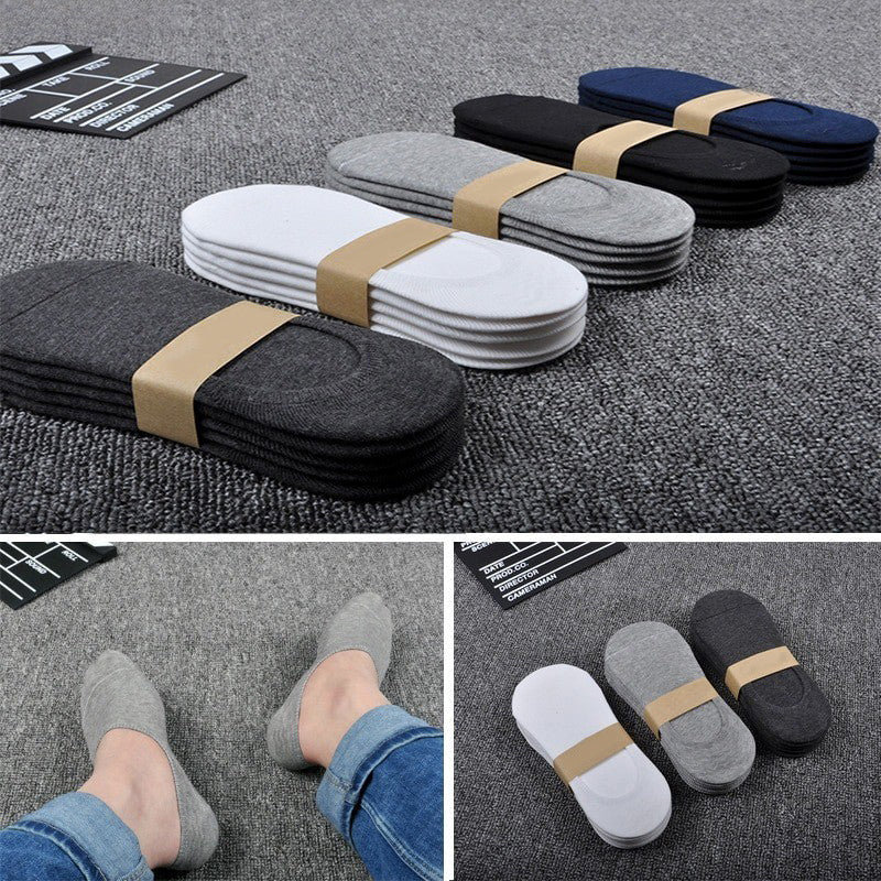Anyfootwear 5 Pairs Dark Grey Size 10-14 Fashion Socks High Quality Office Sports Bussiness Long Socks Cotton Solid Colors Skateboard Knitted Casual