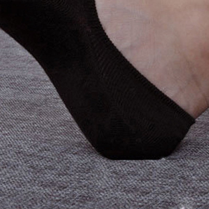 Anyfootwear 5 Pairs Navy Blue Size 5-10 Fashion Socks High Quality Office Sports Business Long Socks Cotton Solid Colors Skateboard Knitted Casual