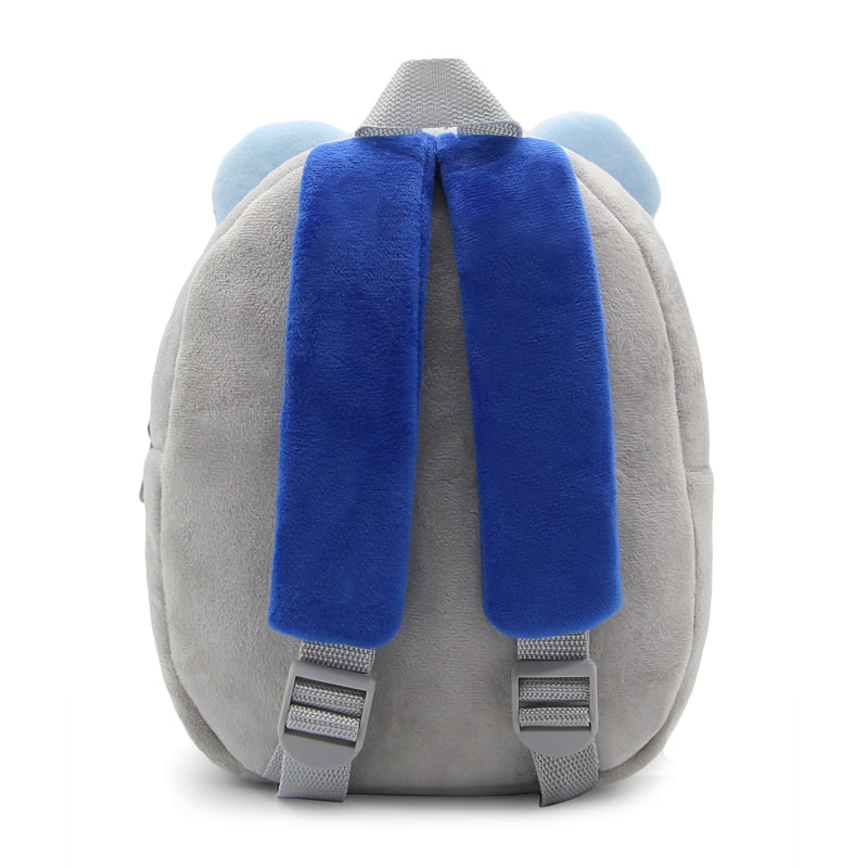 ANYKIDZ 3D Grey Raccoon School Backpack Cute Animal With Cartoon Designs Children Toddler Plush Bag For Baby Girls and Boys