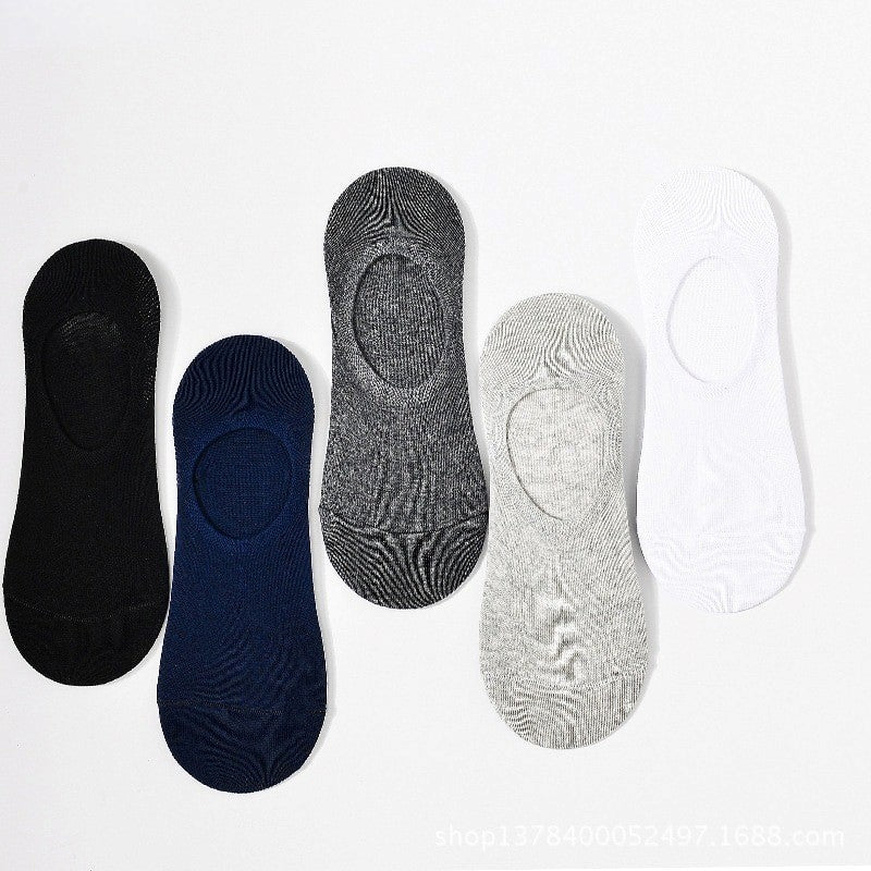 Anyfootwear 5 Pairs Black Size 4-10 Fashion Socks High Quality Office Sports Bussiness Long Socks Cotton Solid Colors Skateboard Knitted Casual