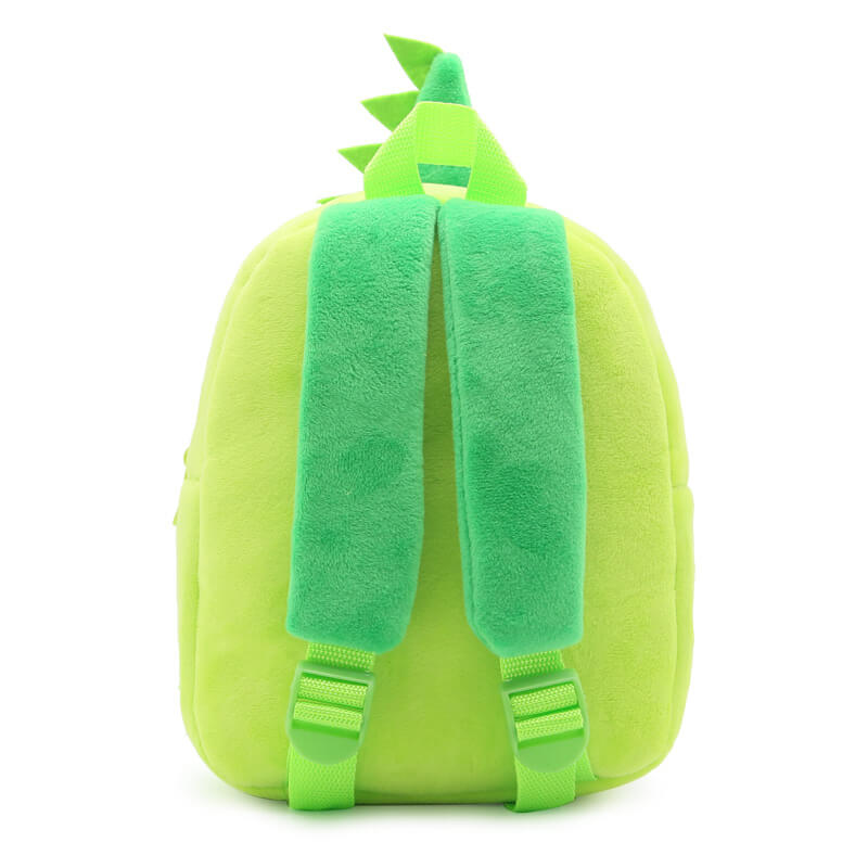 ANYKIDZ 3D Green Crocodile  Kids School Backpack Cute Cartoon Animal Style Children Toddler Plush Bag Perfect Accessories For Boys and Girls
