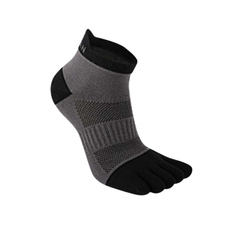 Anyfootwear 5 Pairs One Size 36-42 Gray Men's Socks Cotton Breathable Sports Sweat Absorption Five-toe Anti-friction Back Short Tube