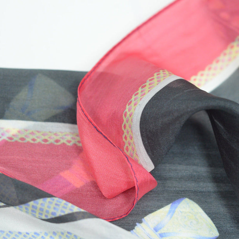 Anyyou 100% Mulberry Silk Off White Long Scarf Luxury Brand Women Beach Shawl Wear Swimwear Pashimina Face Shield Foulard