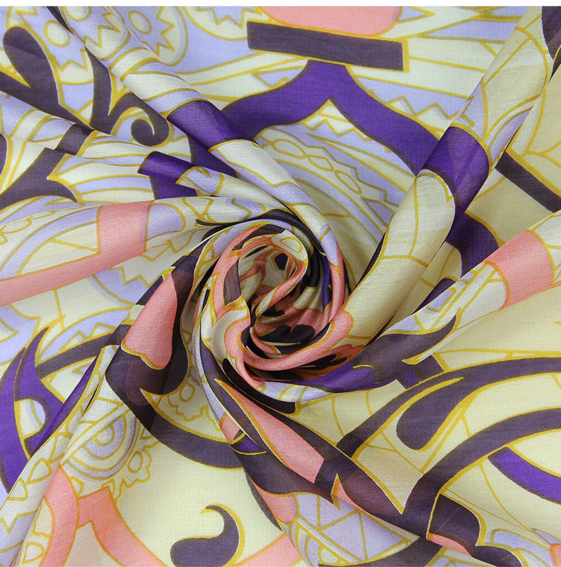 Anyyou 100% Mulberry Silk Mixcolor Long Scarf Luxury Brand Women Beach Shawl Wear Swimwear Pashimina Face Shield Foulard