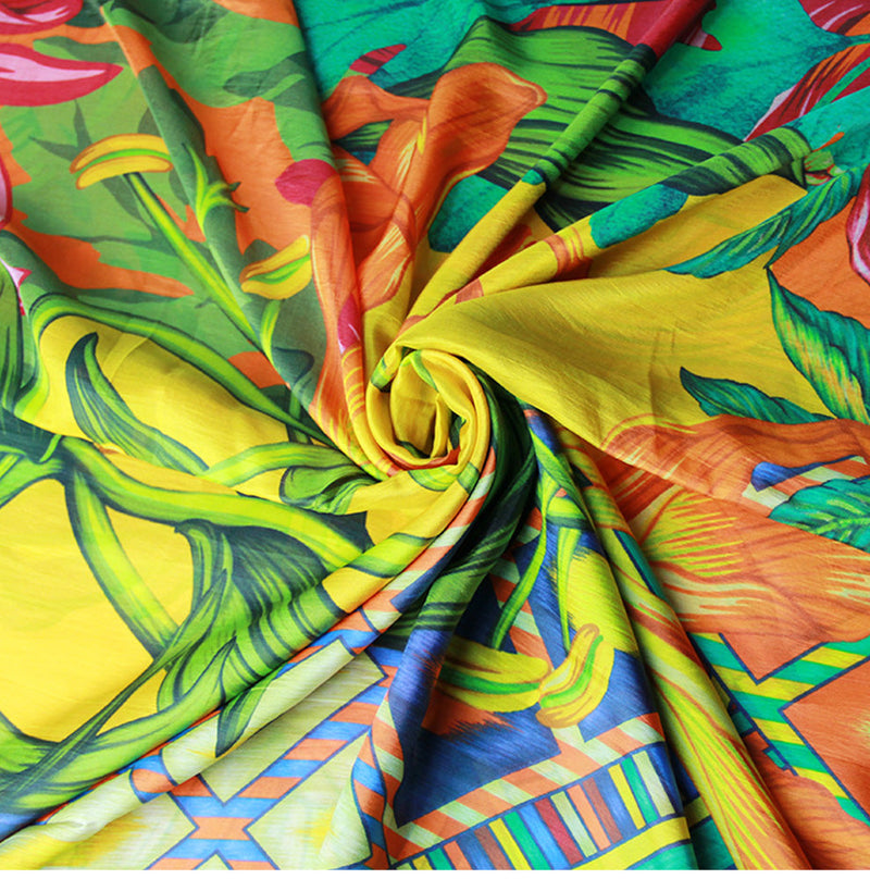 Anyyou 100% Mulberry Silk Dark Orange Long Scarf Luxury Brand Women Beach Shawl Wear Swimwear Pashimina Face Shield Foulard