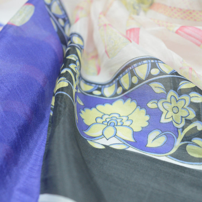 Anyyou 100% Mulberry Silk Off White Long Scarf Luxury Brand Women Beach Shawl Wear Swimwear Pashimina Face Shield Foulard