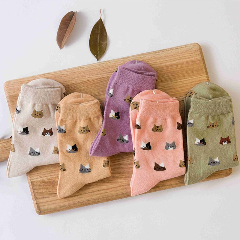 Anyfootwear 5 Pairs One Size 5-9 Mixed Colors No Show Thin Invisible Fashion Socks With Summer High Quality Ankle Solid Color Breathable Socks