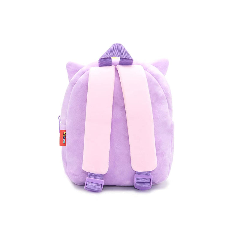 ANYKIDZ 3D Purple Unicorn Kids School Backpack Cute Cartoon Animal Style Children Toddler Plush Bag Perfect Accessories For Boys and Girls