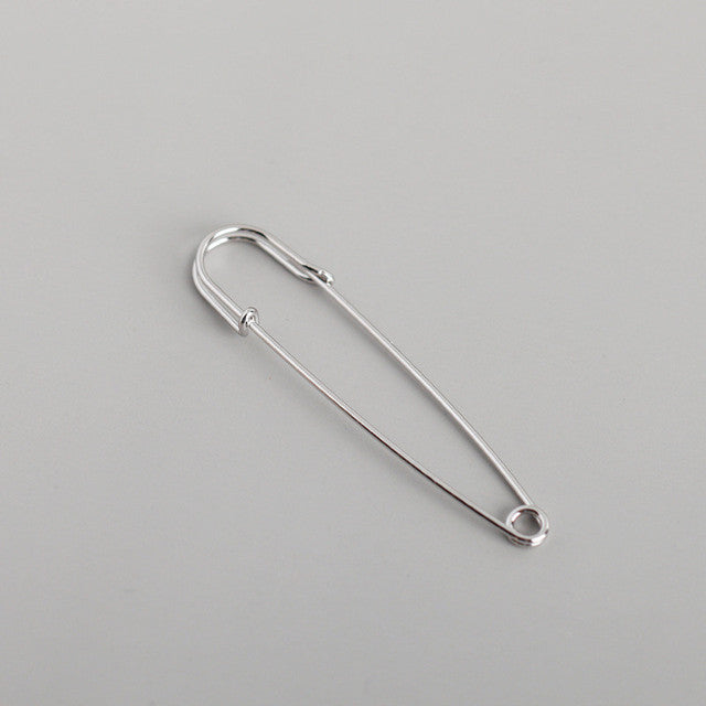 ANYCO Earrings Sterling Silver Punk Personality Minimalist Pin For Women Girl Teen Fashion Stylish Accessories Jewelry Gifts