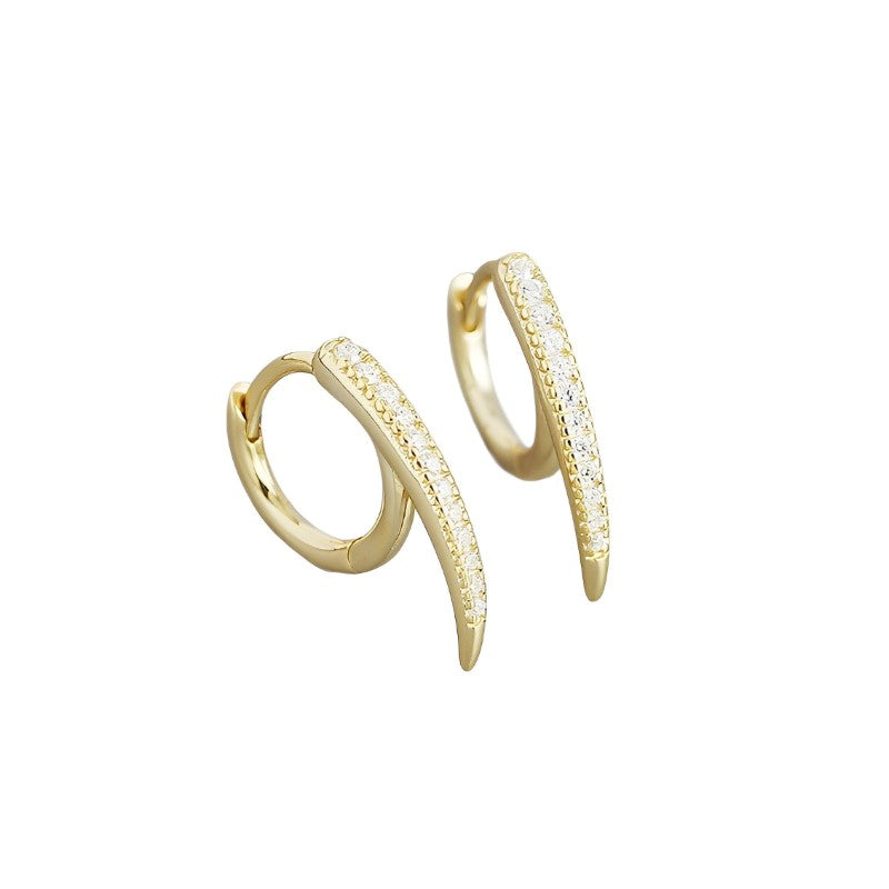 ANYCO Earrings Gold Plated European Bohemian Unique Charm Punk Spiked For Women Girl Teen Chic Fashion Stylish Accessories Jewelry Gifts